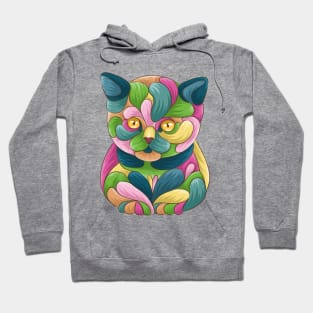 Colorful Kitten Hoodie